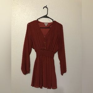 Long Sleeve Mini Dress